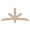 Ekena Millwork Alberta Smooth Timber Gable Bracket, Douglas Fir, 72"W x 33"H x 1 1/2"D x 5 1/2"F, 11/12 Pitch GBW072X33X0206ALB00SDF - alternate 1